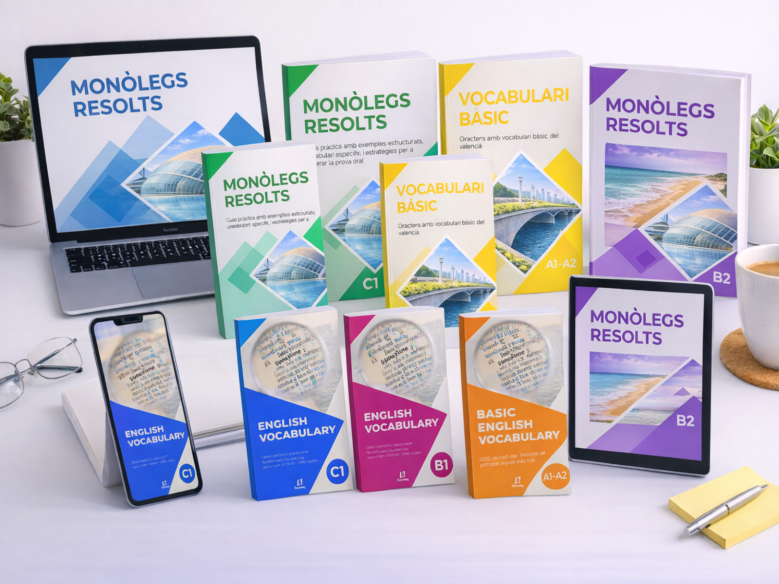 Libros para preparar exámenes oficiales de idiomas EOI